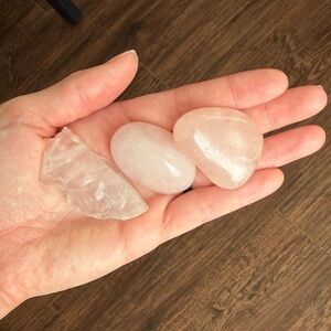 Rose Quartz Crystal Set